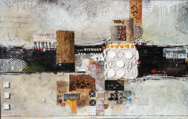 Peinture intitulée "Expression with Mov…" par Tamara Bakhsinyan, Œuvre d'art originale, Collages