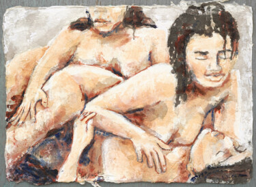 Pittura intitolato "Skin" da Gordonartist1, Opera d'arte originale, Acrilico