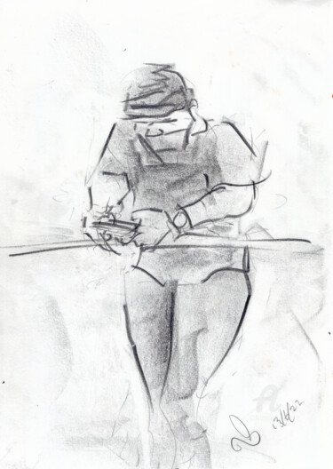 Baggy Pants (Untitled), Drawing by Gordonartist1