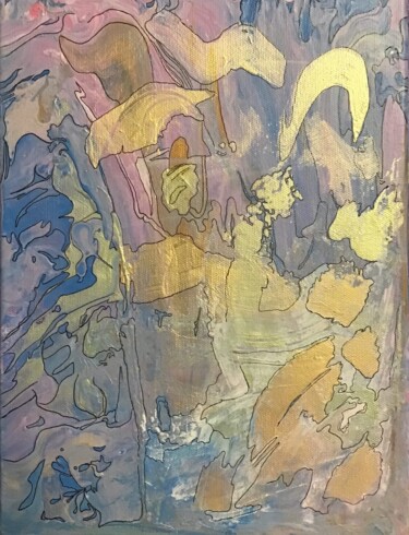 Pintura intitulada "Japanese Fluids" por Mikhail Sokolovskii, Obras de arte originais, Acrílico