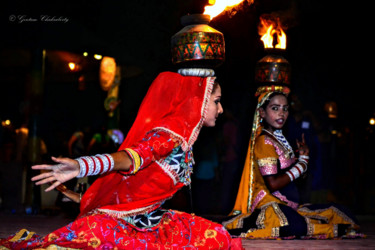 Photography titled "Folk Dance of India!" by Goutam Chakraborty, Original Artwork