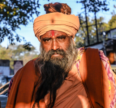 "Indian Monk-II" başlıklı Fotoğraf Goutam Chakraborty tarafından, Orijinal sanat, Dijital Fotoğrafçılık