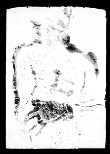 Estampas & grabados titulada "Irresistible Nº 3" por Granishka, Obra de arte original, Monotipia Montado en Otro panel rígido