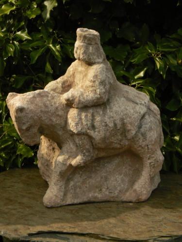 Sculpture intitulée "ROI GRADLON" par Venner Fanch, Œuvre d'art originale, Pierre