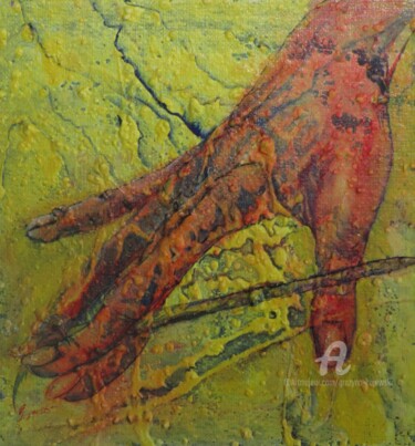 Peinture intitulée "hand-of-the-artist-…" par Grazyna Hajewski, Œuvre d'art originale, Acrylique