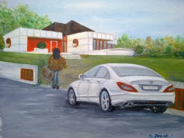 Peinture intitulée "Mercedes" par Grazyna Jezak, Œuvre d'art originale, Huile