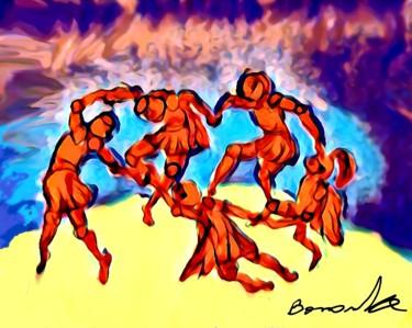Painting titled "Dance after Henri M…" by Greg Borowke, Original Artwork, Acrylic