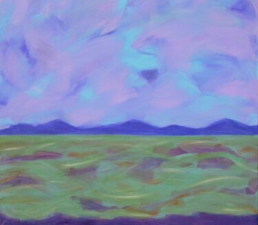 Painting titled "Coastal Plain" by Gregg Simpson, Original Artwork, Oil