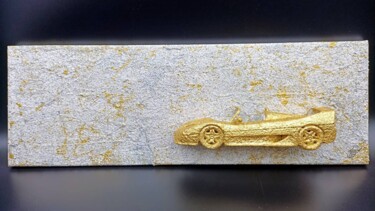 Pintura titulada "Gold Bar" por Grégoire Clement (GMJ), Obra de arte original, Acrílico Montado en Bastidor de camilla de ma…