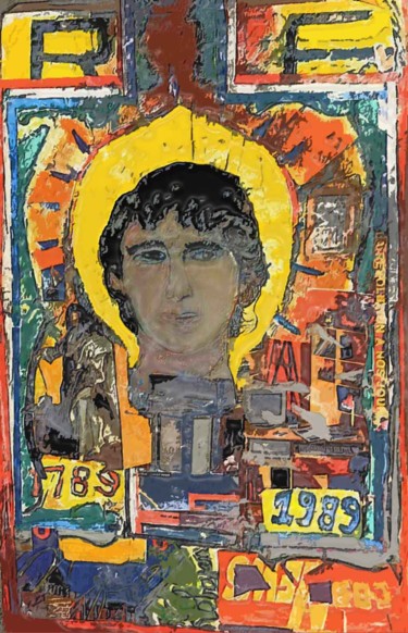 Collages titled "RF 1989" by Grégoire Koboyan (Cricorps), Original Artwork, Collages