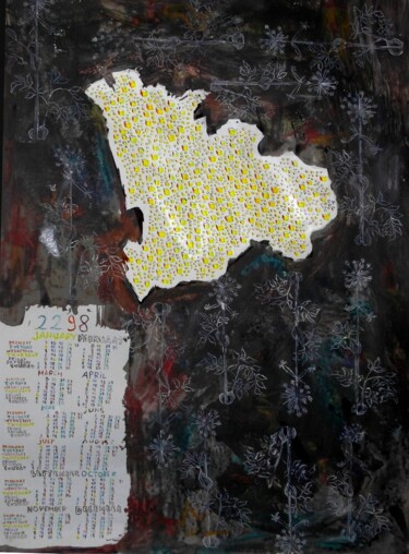 Painting titled "2298 Angélique sauv…" by Grégoire Koutsandréou, Original Artwork, Acrylic