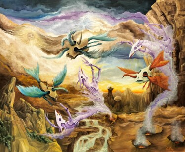 Картина под названием "Gregory Pyra Piro p…" - Gregory Pyra Piro, Подлинное произведение искусства, Масло
