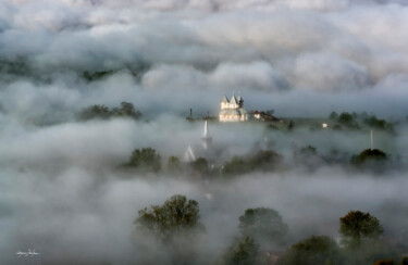 Fotografia intitolato "Horizontal Clouds" da Grigore Roibu, Opera d'arte originale, Fotografia digitale