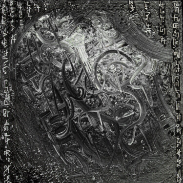 Pintura titulada "Зарождение сверхнов…" por Grinmosk, Obra de arte original, Acrílico Montado en Bastidor de camilla de made…