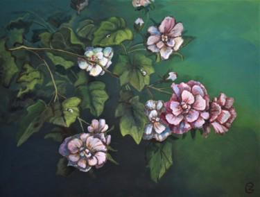 Malerei mit dem Titel "Flowers" von Grigorii Zulkarniaev, Original-Kunstwerk, Acryl
