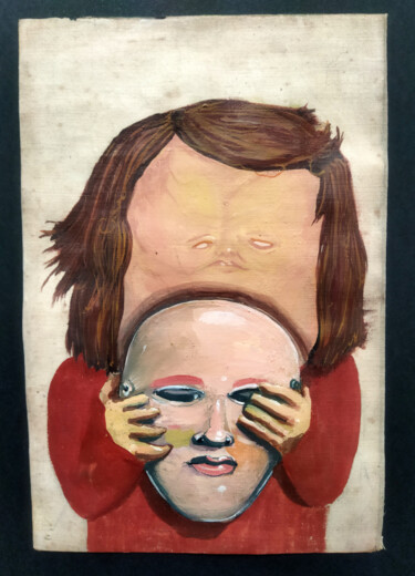 Pintura titulada "Jean Padeface" por Grotesk, Obra de arte original, Acrílico