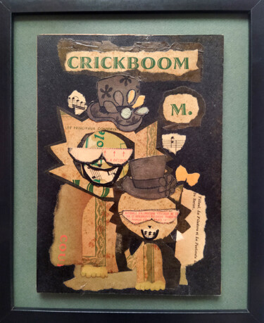 Colagens intitulada "Famille Crickboom" por Grotsk, Obras de arte originais, Colagens