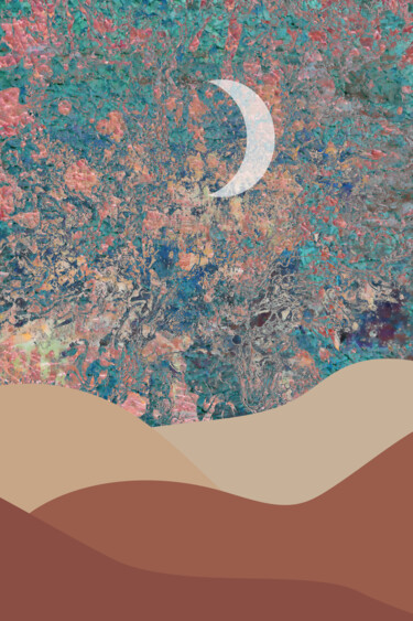 数字艺术 标题为“Starry Night #3” 由Grymc, 原创艺术品, 数字油画