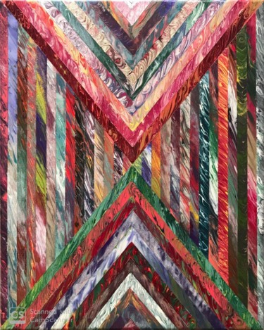 Peinture intitulée "63" par Guegan, Œuvre d'art originale, Laque