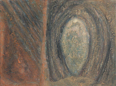 제목이 "traces bibliques"인 미술작품 Guénaël Henrion로, 원작, 아크릴 나무 들것 프레임에 장착됨