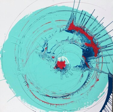 Pintura titulada "Oceano" por Guido Mannini, Obra de arte original, Esmalte