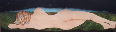 Pittura intitolato "Donna e notte" da Guido Maria Filippi, Opera d'arte originale, Olio