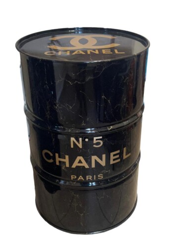 Scultura intitolato "Chanel Can" da Guillaume Anthony, Opera d'arte originale, Metalli