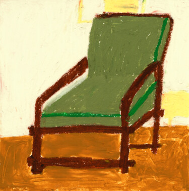 Dessin intitulée "Fauteuil" par Guillaume Chocu (YAUME-C), Œuvre d'art originale, Pastel Monté sur Panneau de bois