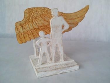 Sculpture titled "Dream of Freedom" by Pedro Guimarães, Original Artwork, Wood