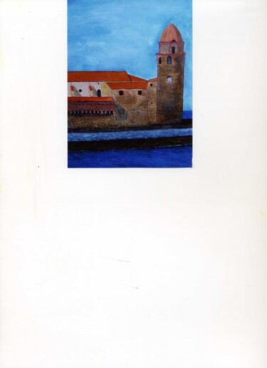 Peinture intitulée "Collioure" par Michel Guingois, Œuvre d'art originale