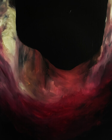 Pittura intitolato "Paysage de Venom" da Guizard, Opera d'arte originale, Olio
