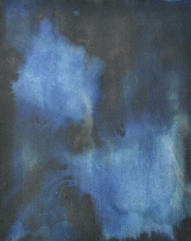 Pintura intitulada "Blue Squares (Cuadr…" por Gustavo Adolfo Díaz Sánchez (El Gus), Obras de arte originais, Tinta