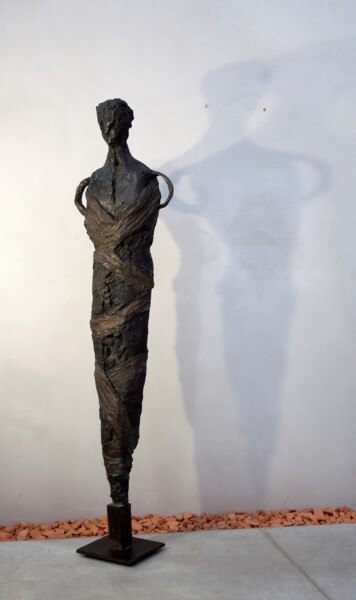 Sculpture titled "SANAA au Wadi Rum,…" by Guy Ferrer, Original Artwork, Bronze