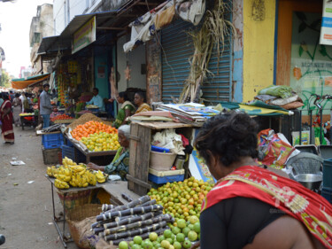 Photography titled "Marché de rue - CHE…" by Guylaine Bisson (GuyL'ART), Original Artwork