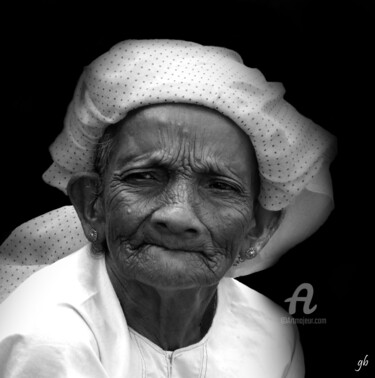 Photographie intitulée "Portrait NB beauté…" par Guylaine Bisson (GuyL'ART), Œuvre d'art originale, Autre