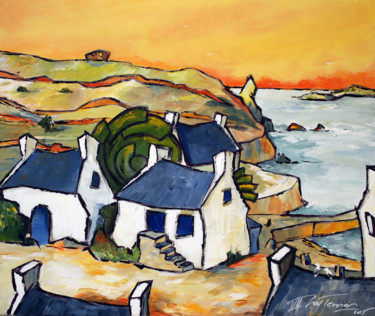 Peinture intitulée "Inspiration Portivy" par Guy Terrier, Œuvre d'art originale, Acrylique