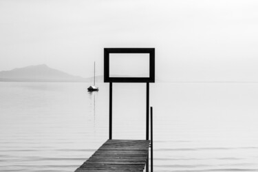 Fotografie getiteld "Focus sur le Lac Lé…" door Gwenola De Muralt, Origineel Kunstwerk, Digitale fotografie