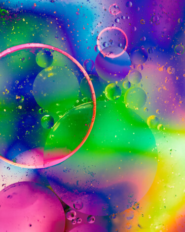 Photographie intitulée "Rainbow Surprise" par Gwendolyn Roth, Œuvre d'art originale, Photographie numérique