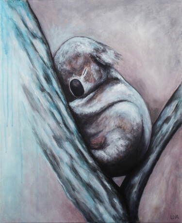 Картина под названием "Maman arbre" - Helena Monniello, Подлинное произведение искусства, Акрил Установлен на Деревянная рам…