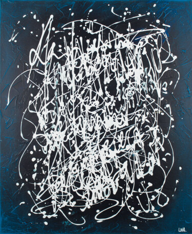 Картина под названием "Le message" - Helena Monniello, Подлинное произведение искусства, Акрил