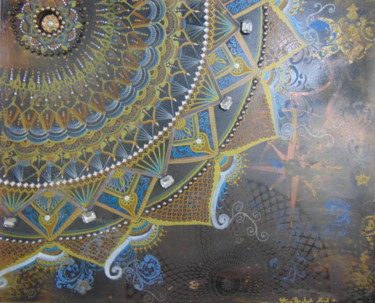 Pintura titulada "Constelação" por Kira Habyb Abud, Obra de arte original, Tinta