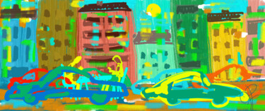 Digital Arts titled "Déjeuner" by Hakan Portakal, Original Artwork, Digital Painting