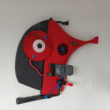 Sculpture titled "Tracer fish" by Hakaro, Original Artwork, Wood