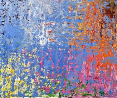 Pittura intitolato "Four seasons - abst…" da Hala El Naggar, Opera d'arte originale, Acrilico