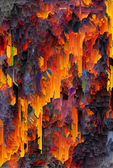 Digitale Kunst mit dem Titel "Magma xiaxtral" von Halllter Rossyla Neatt, Original-Kunstwerk, 2D digitale Arbeit