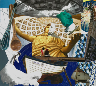 Collages titulada "KITCHWN - 01104" por Handmad Collectıbles, Obra de arte original, Collages