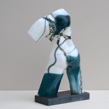 雕塑 标题为“Torso glass steel b…” 由Hanneke Pereboom, 原创艺术品, 玻璃