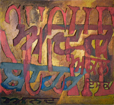 Malerei mit dem Titel "Suche II" von Hannes Hofstetter, Original-Kunstwerk, Andere