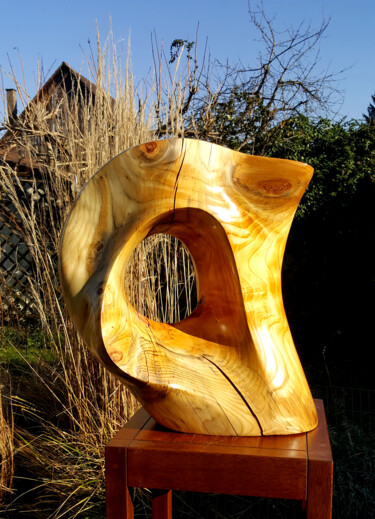 Sculptuur getiteld "'Stille bewegt' (st…" door Flos, Origineel Kunstwerk, Hout