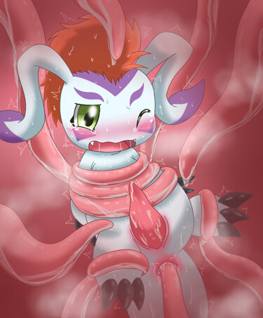 Digital Arts titled "gomamon owned by te…" by Happy The Red, Original Artwork, 2D Digital Work